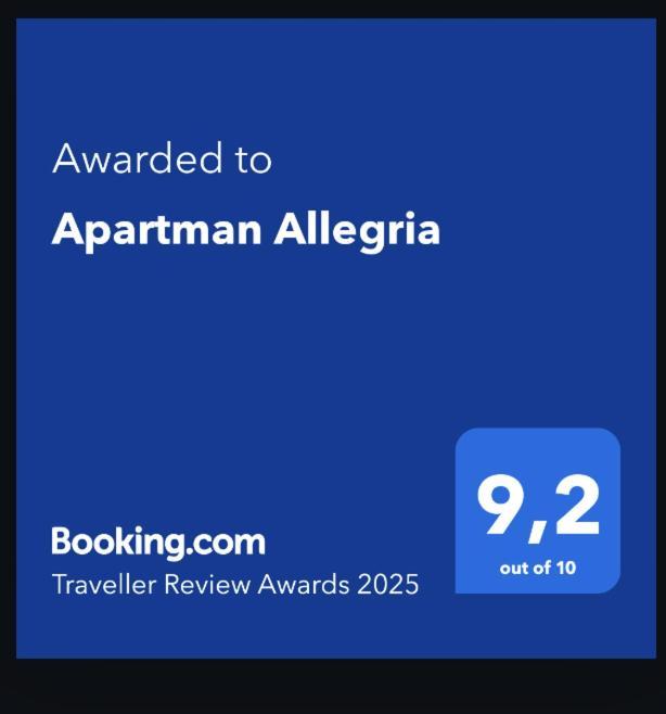 Apartman Allegria Zagreb Eksteriør bilde